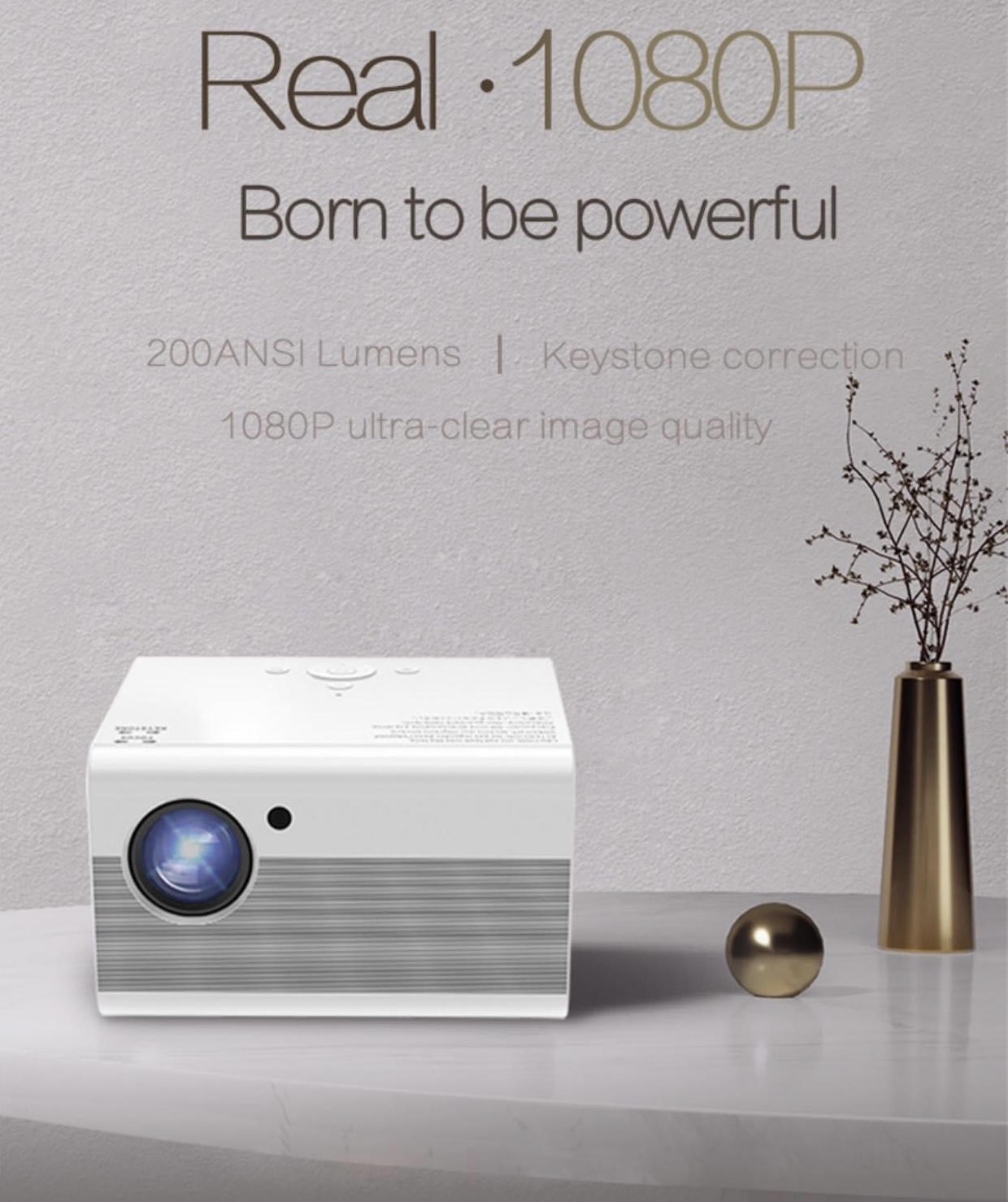 T10 1080P Full HD Android Multimedia TV Projector